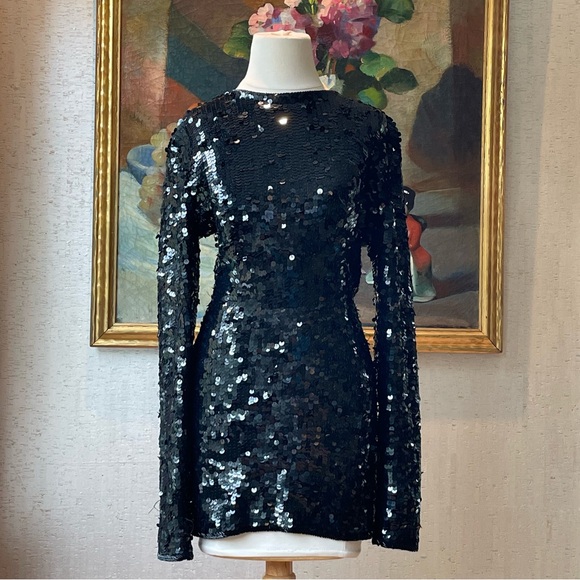Vintage Dresses & Skirts - Vintage Sequin Mini Dress